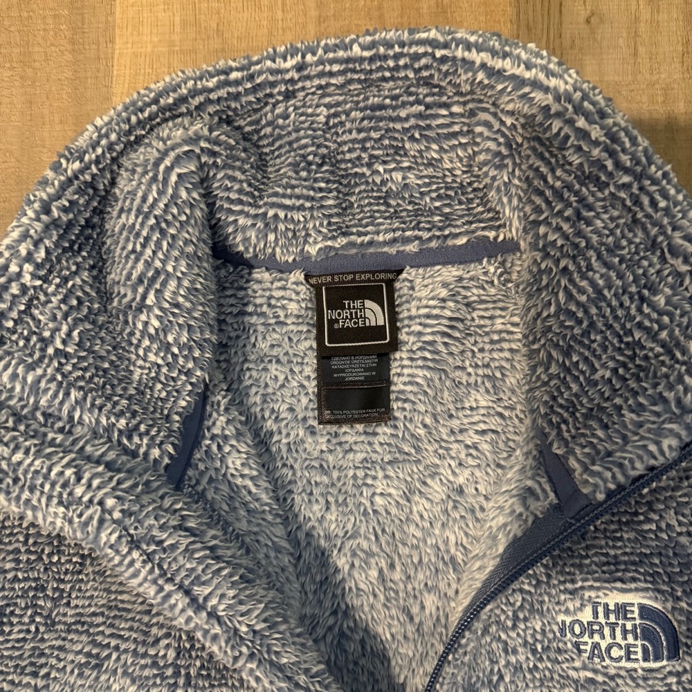 The North Face Blue Sherpa Soft Fleece Women’s Cabincore Adventure-Ready Jacket - Picture 2 of 12